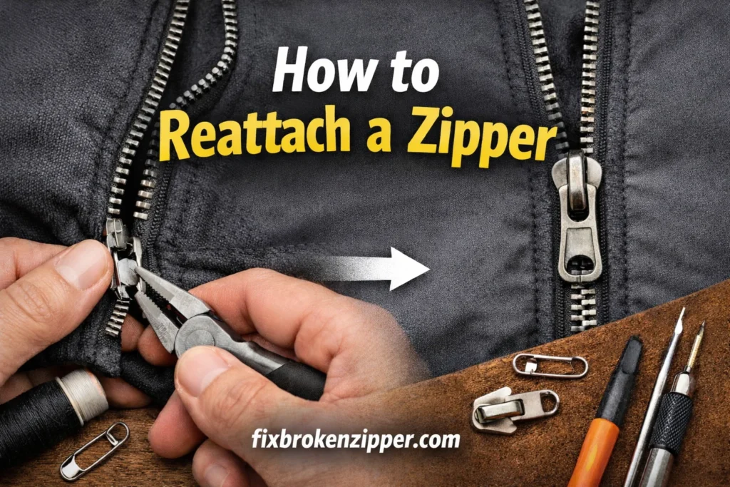 How to Reattach a Zipper