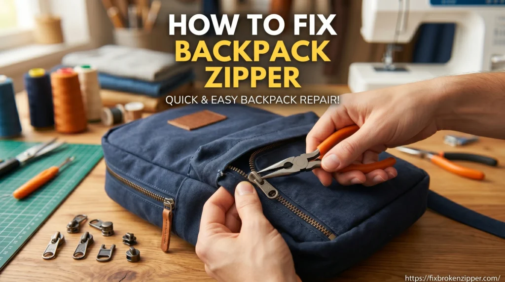 How to Fix Backpack Zipper