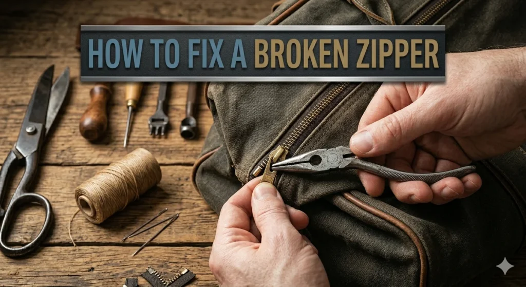 How to Fix a Broken Zipper