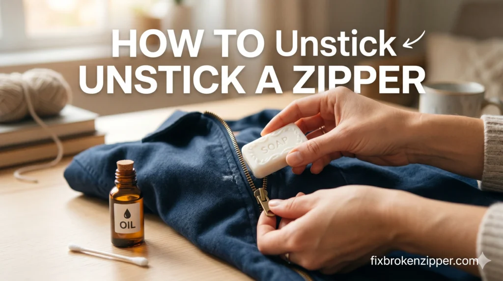 How to Unstick a Zipper