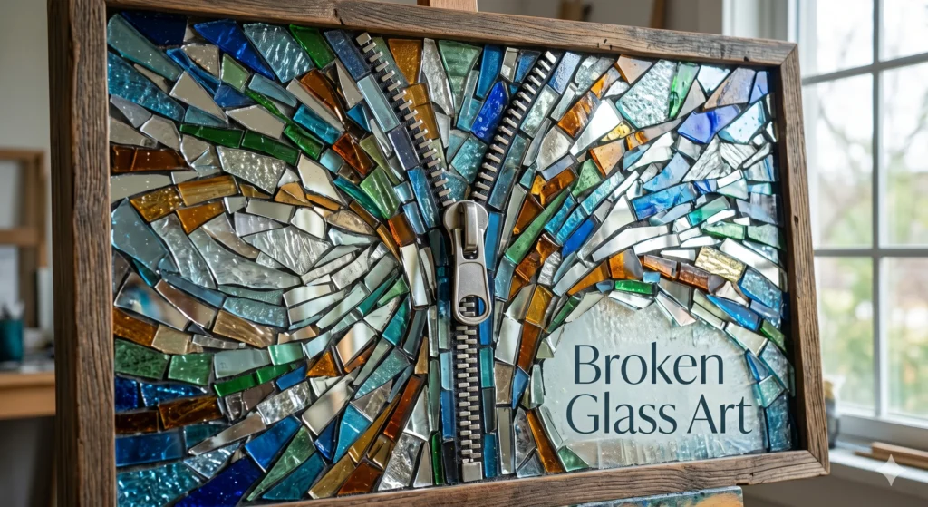 Broken Glass Art