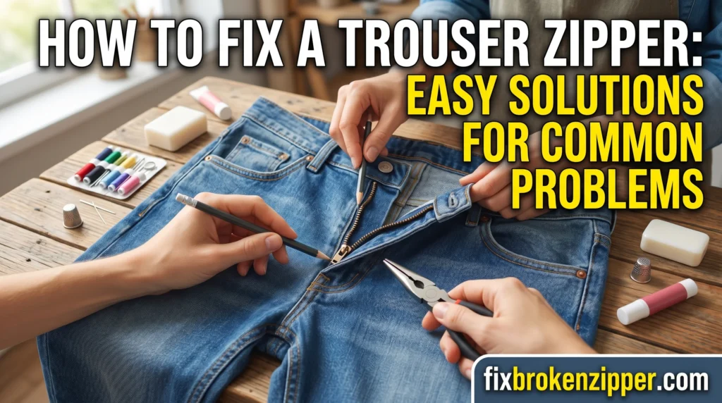 How to Fix Trouser Zip
